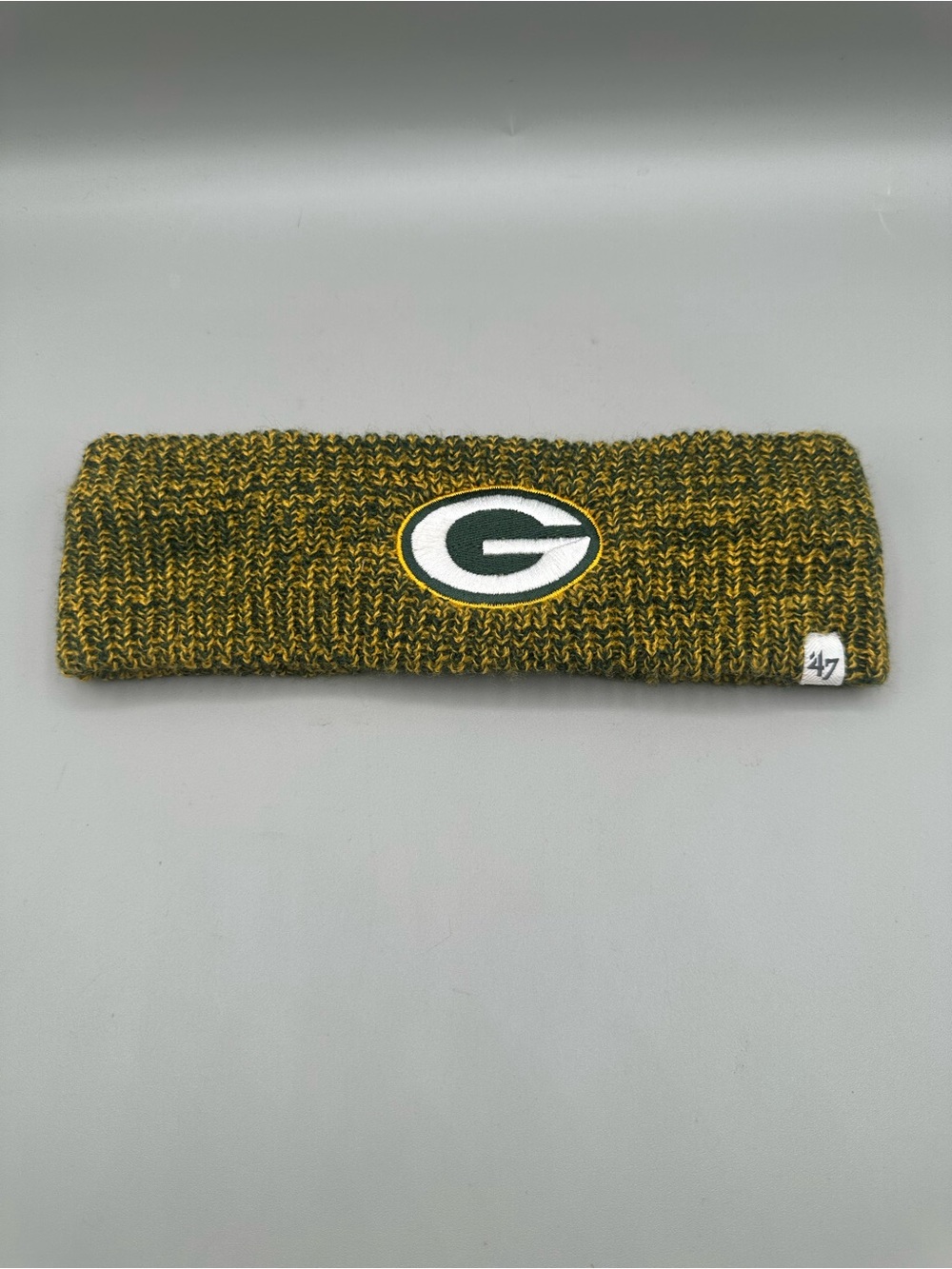 Green Bay Packers ‘47 Brand Marled Knit Headband Womens OS Yellow Green NFL